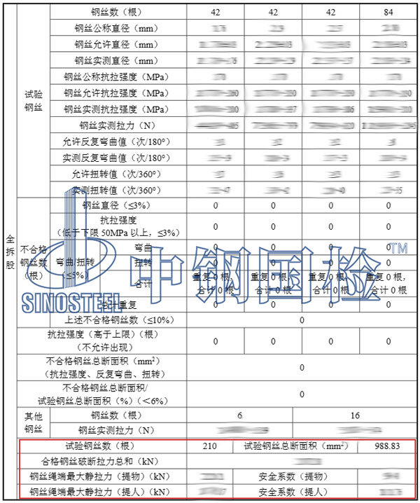安全系數(shù)檢測(cè)結(jié)果