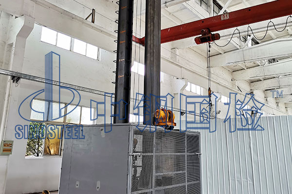 中鋼國(guó)檢自制鋼軌落錘試驗(yàn)機(jī)