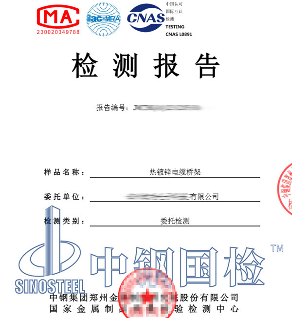 電纜橋架檢測報告