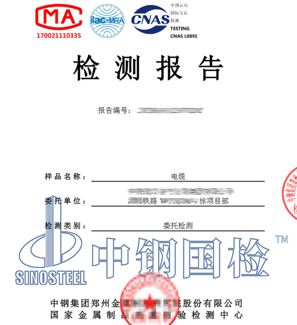 阻燃測試報(bào)告圖片