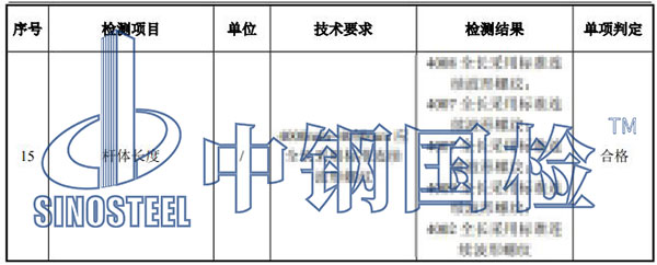 中空錨桿檢測(cè)項(xiàng)目結(jié)果